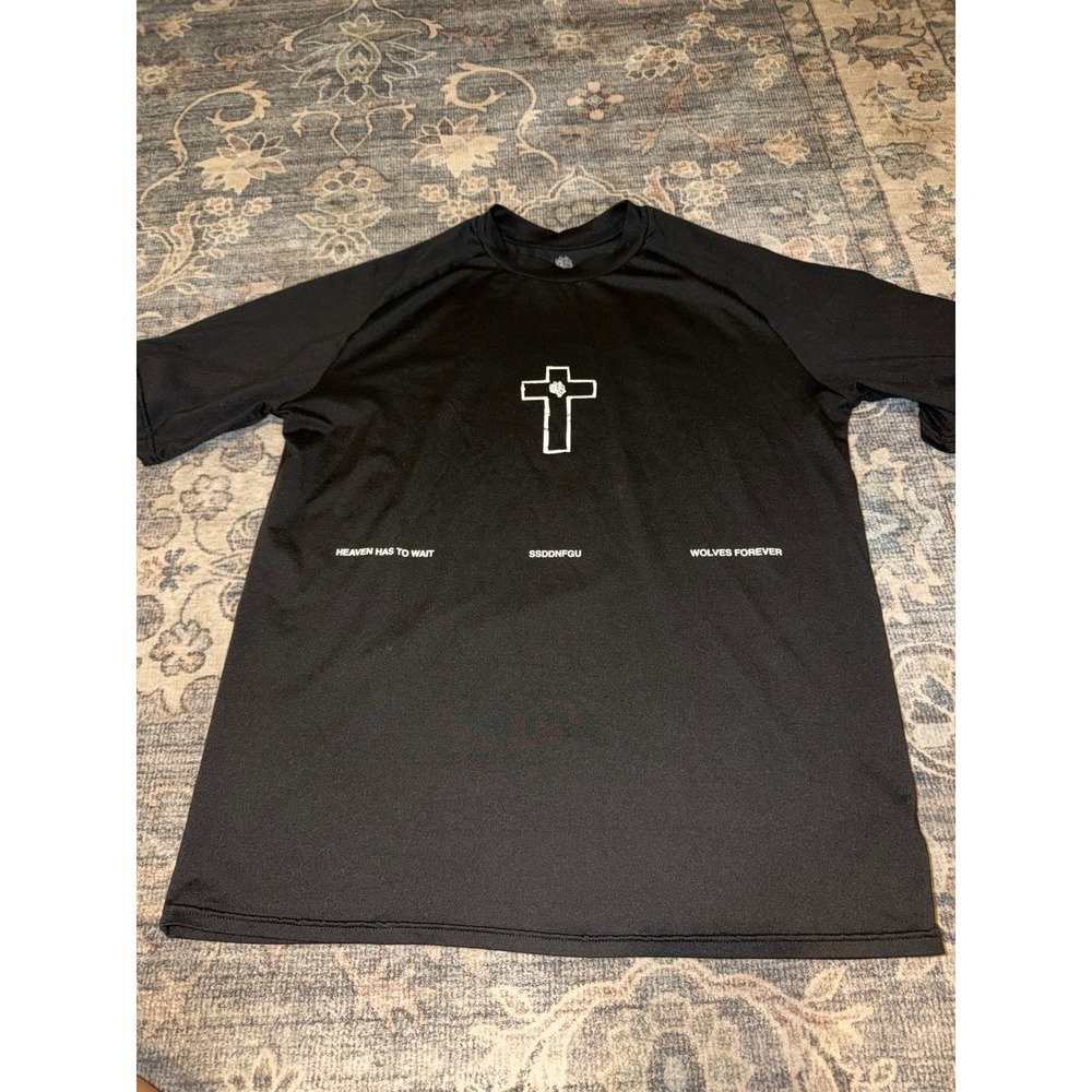 Men's Darc Sport Graphic Tee Black Wolves Dry Wolf